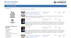 Desktop Screenshot of ebooks-espanol.com